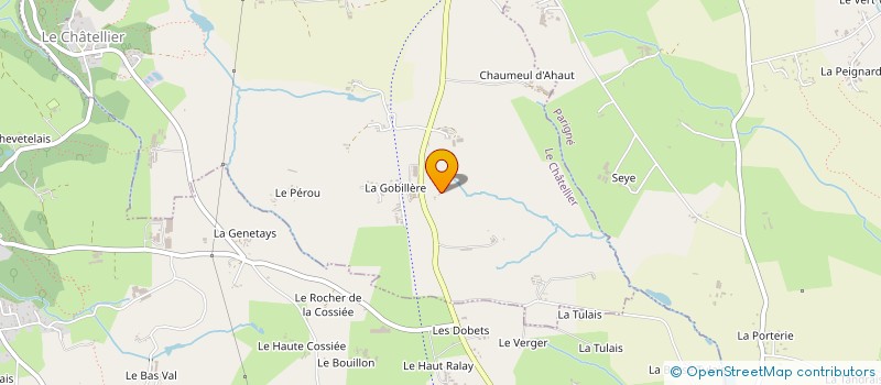localisation de l'entreprise MONSIEUR DIDIER HELLEUX  LE CHATELLIER