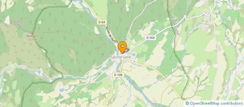 localisation de l'entreprise MONSIEUR DIDIER HENRARD  SAINTE-JALLE