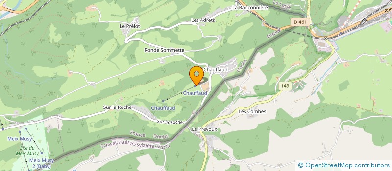 localisation de l'entreprise MONSIEUR DIDIER HENRIET à VILLERS-LE-LAC
