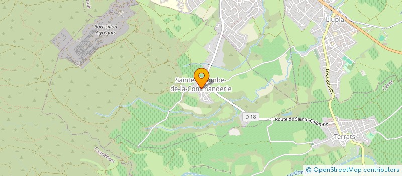 localisation de l'entreprise MONSIEUR DIDIER HENRY  SAINTE-COLOMBE-DE-LA-COMMANDERIE