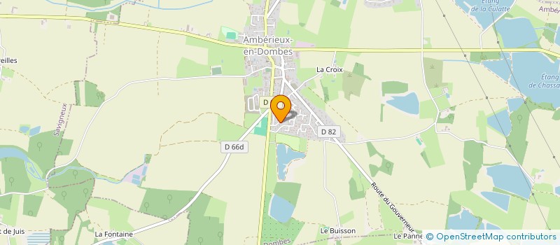 localisation de l'entreprise MONSIEUR DIDIER HENRY  AMBERIEUX-EN-DOMBES