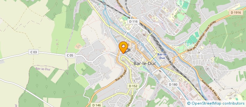 localisation de l'entreprise MONSIEUR DIDIER HENRY à BAR-LE-DUC