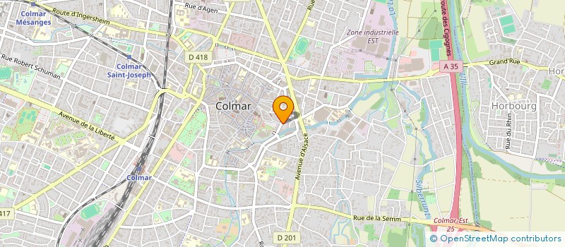 localisation de l'entreprise MONSIEUR DIDIER HENRY  COLMAR