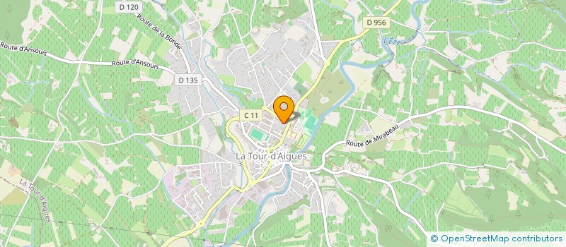 localisation de l'entreprise MONSIEUR DIDIER HENTZEN  LA TOUR-D'AIGUES