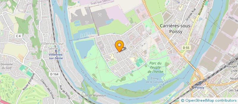 localisation de l'entreprise MONSIEUR DIDIER HEQUET  CARRIERES-SOUS-POISSY