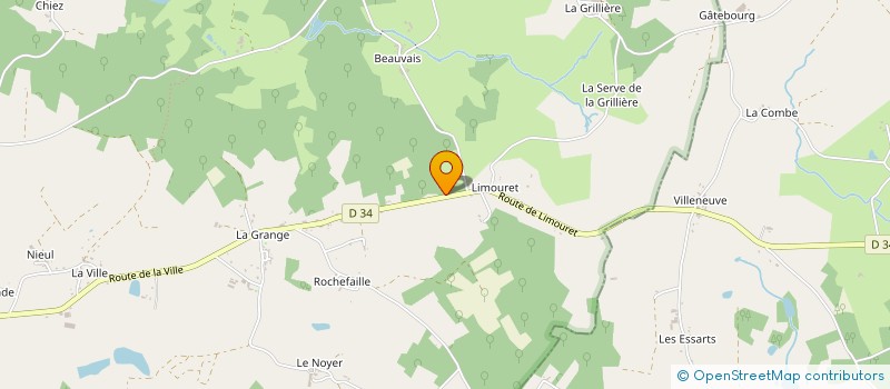 localisation de l'entreprise MONSIEUR DIDIER HERGES à ROCHECHOUART
