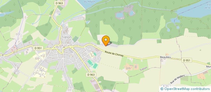 localisation de l'entreprise MONSIEUR DIDIER HERMANS  TRELON