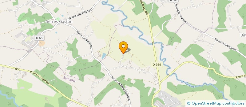 localisation de l'entreprise MONSIEUR DIDIER HERTLEIN  SAMADET