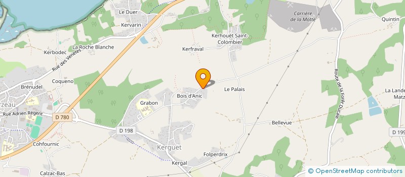 localisation de l'entreprise MONSIEUR DIDIER HERVY  SARZEAU