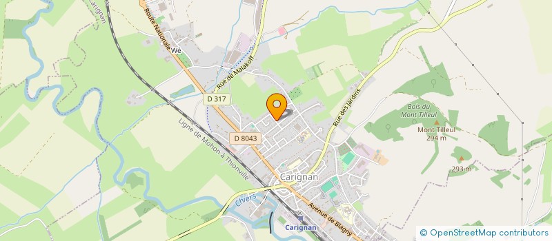 localisation de l'entreprise MONSIEUR DIDIER HESBERICK  CARIGNAN