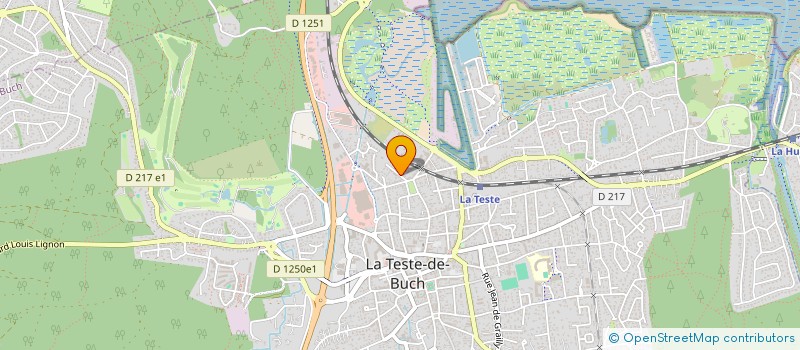 localisation de l'entreprise MONSIEUR DIDIER HILAIRE à LA TESTE-DE-BUCH