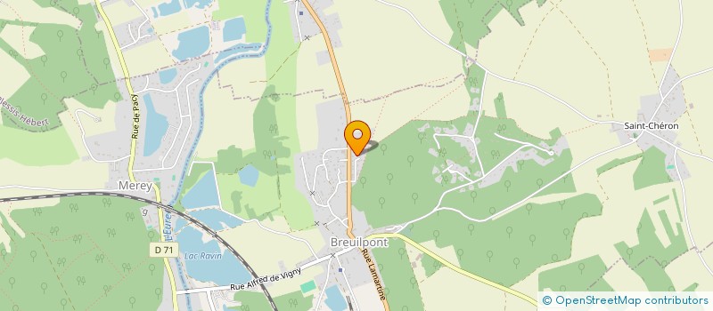 localisation de l'entreprise MONSIEUR DIDIER HILLOUX  BREUILPONT