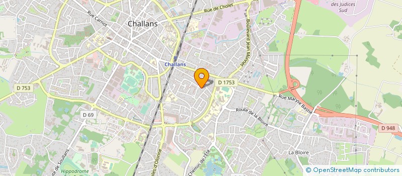 localisation de l'entreprise MONSIEUR DIDIER HOBE à CHALLANS