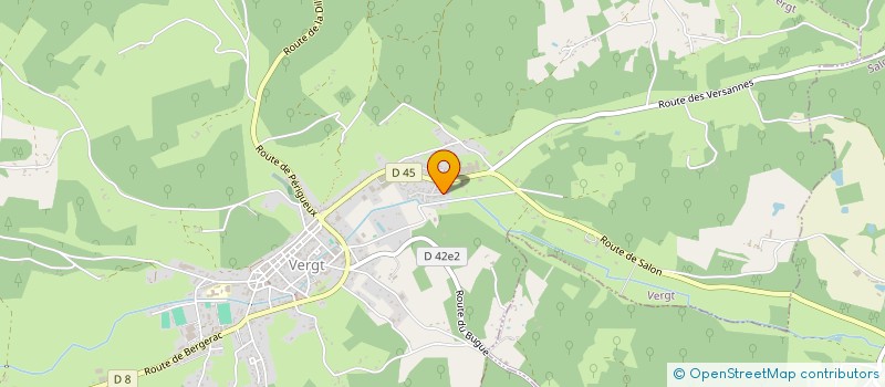 localisation de l'entreprise MONSIEUR DIDIER HOMMAIS  VERGT