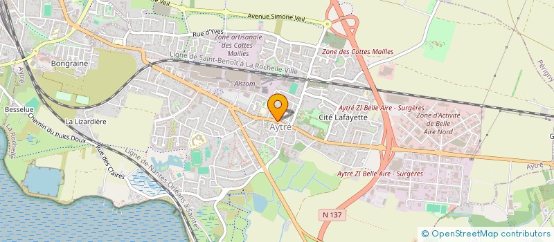 localisation de l'entreprise MONSIEUR DIDIER HOUIN  AYTRE