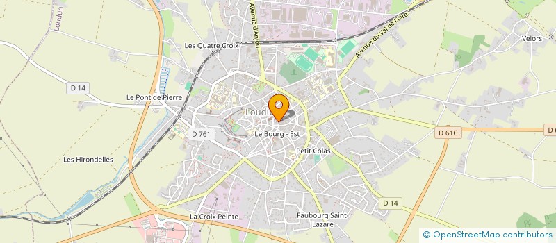 localisation de l'entreprise MONSIEUR DIDIER HOULBERT à LOUDUN