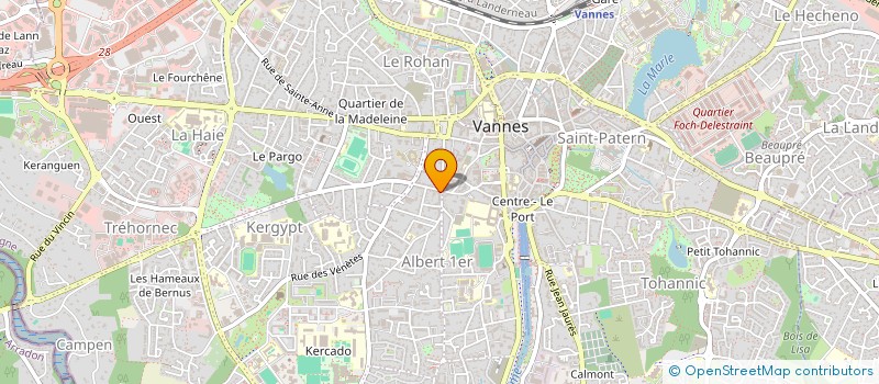 localisation de l'entreprise MONSIEUR DIDIER HOUY à VANNES