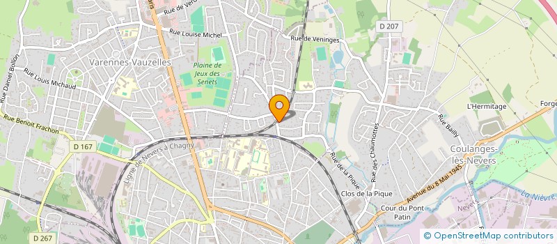 localisation de l'entreprise MONSIEUR DIDIER HUART  COULANGES-LES-NEVERS