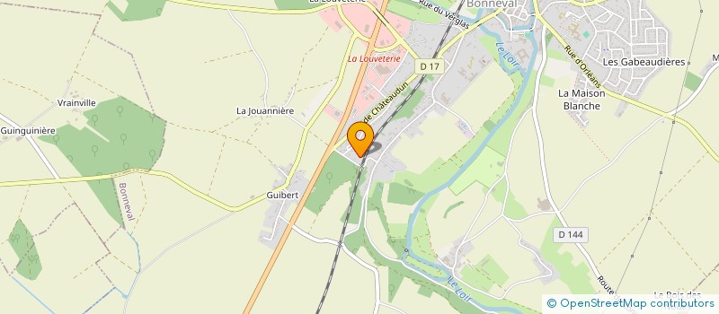 localisation de l'entreprise MONSIEUR DIDIER HUCHET à BONNEVAL