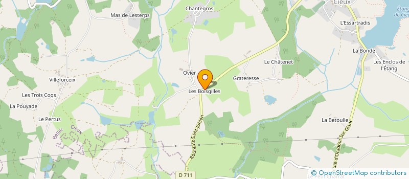 localisation de l'entreprise MONSIEUR DIDIER HUET à CIEUX