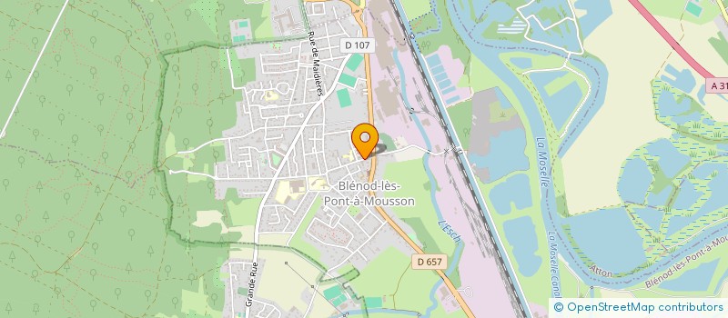 localisation de l'entreprise MONSIEUR DIDIER HUGUENIN  BLENOD-LES-PONT-A-MOUSSON