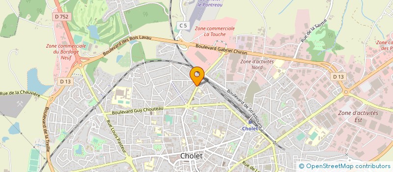 localisation de l'entreprise MONSIEUR DIDIER HULLIN à CHOLET