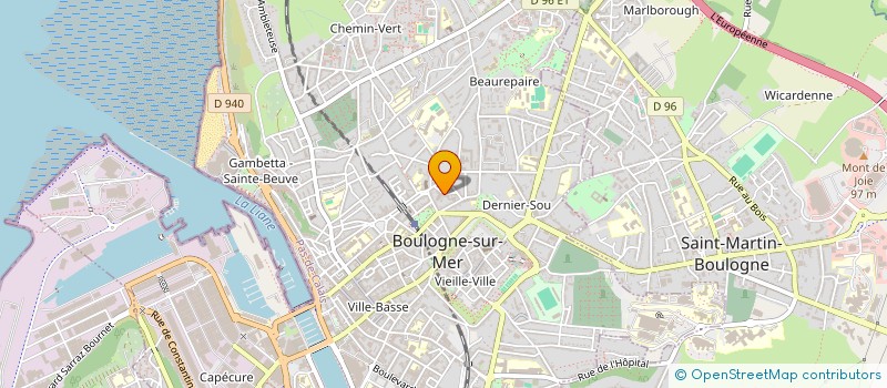 localisation de l'entreprise MONSIEUR DIDIER HUSQUIN à BOULOGNE-SUR-MER