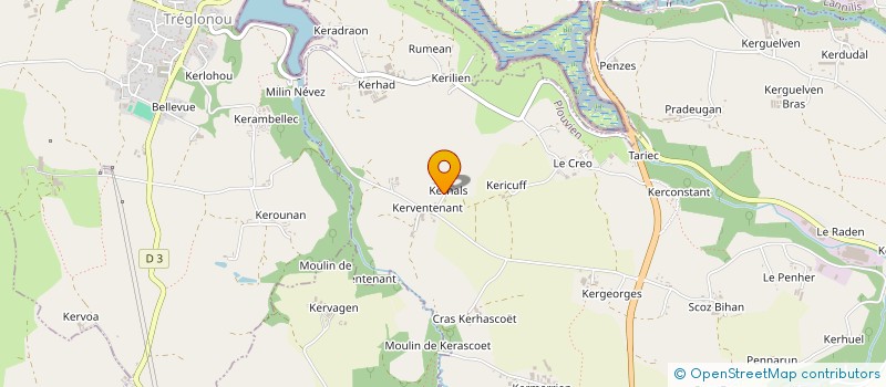 localisation de l'entreprise MONSIEUR DIDIER JACOPIN  PLOUVIEN