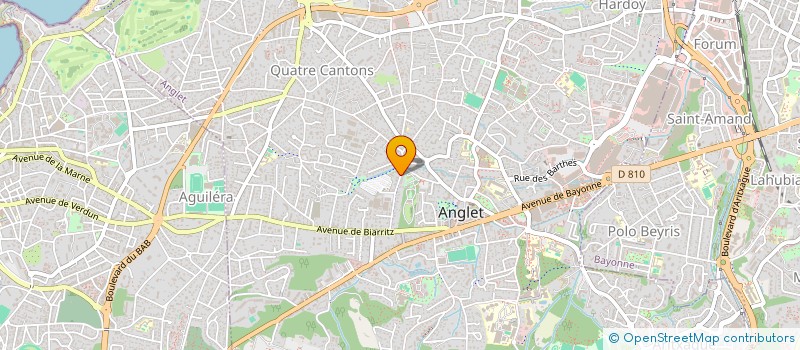 localisation de l'entreprise MONSIEUR DIDIER JACQUART  ANGLET