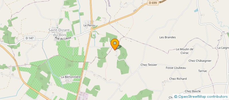 localisation de l'entreprise MONSIEUR DIDIER JACQUES  MIRAMBEAU