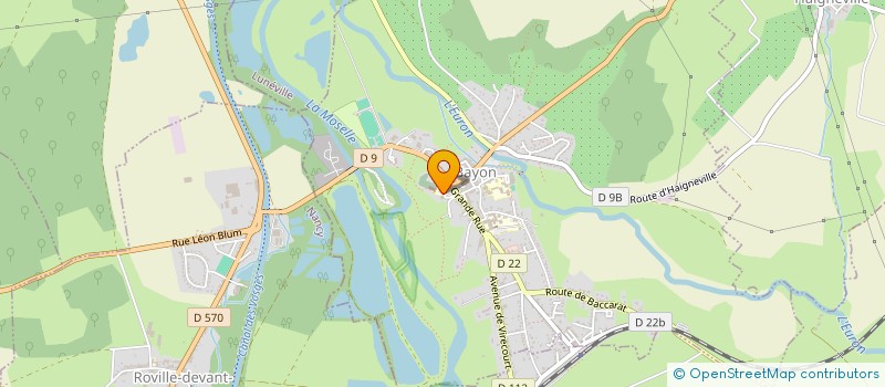 localisation de l'entreprise MONSIEUR DIDIER JACQUES  BAYON