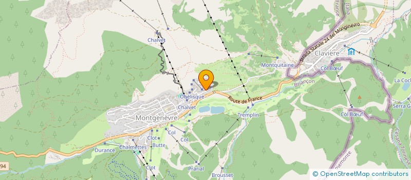 localisation de l'entreprise MONSIEUR DIDIER JANION  MONTGENEVRE