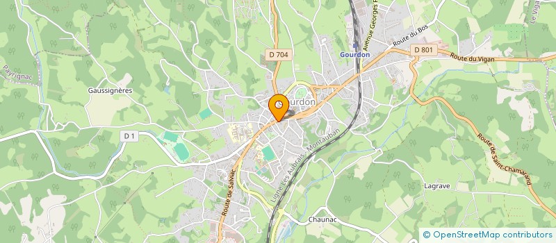 localisation de l'entreprise MONSIEUR DIDIER JARDIN à GOURDON