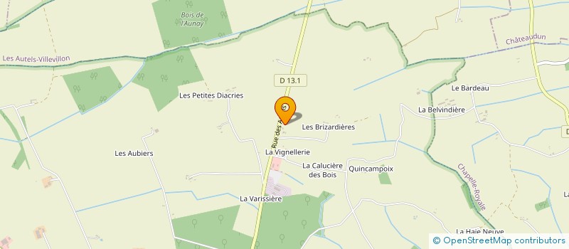 localisation de l'entreprise MONSIEUR DIDIER JAULNEAU à LA BAZOCHE GOUET