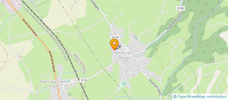 localisation de l'entreprise MONSIEUR DIDIER JEAN-LOUIS  POUILLY-LES-FEURS
