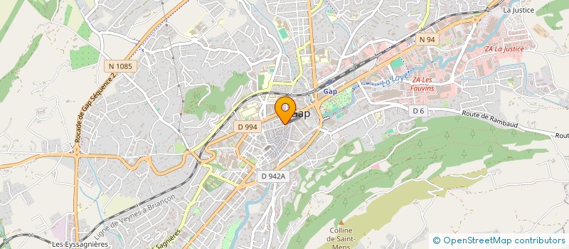 localisation de l'entreprise MONSIEUR DIDIER JEANDEAU  GAP