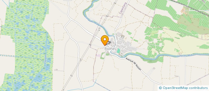 localisation de l'entreprise MONSIEUR DIDIER JEANNE  POILHES