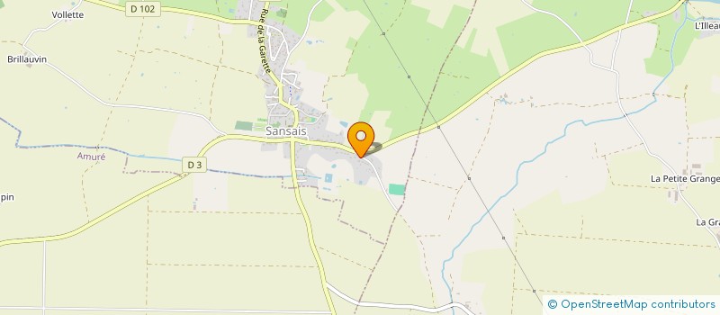 localisation de l'entreprise MONSIEUR DIDIER JEANNEAU  SANSAIS