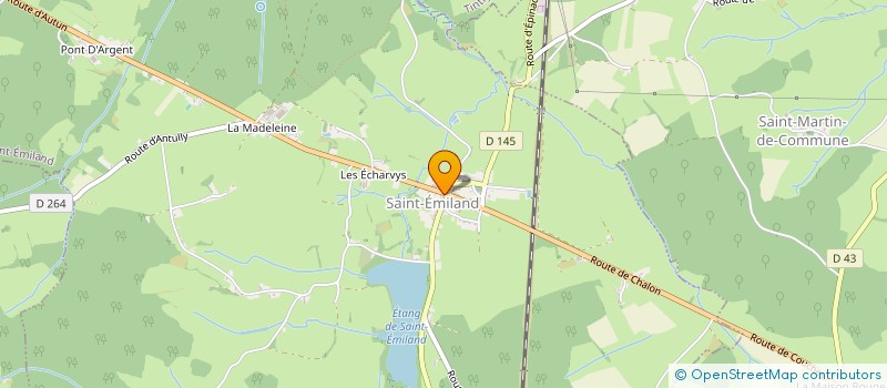 localisation de l'entreprise MONSIEUR DIDIER JEANNOT  SAINT-EMILAND