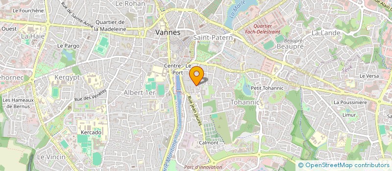 localisation de l'entreprise MONSIEUR DIDIER JEGU à VANNES