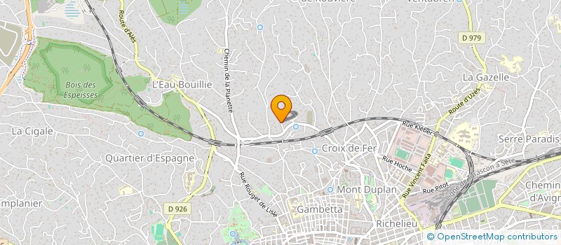 localisation de l'entreprise MONSIEUR DIDIER JENTRAIN  NIMES