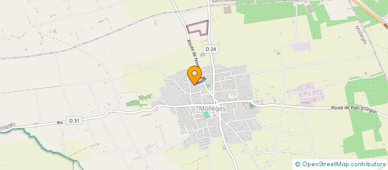 localisation de l'entreprise MONSIEUR DIDIER JOIGNAUX  MOLLEGES