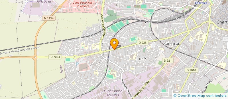 localisation de l'entreprise MONSIEUR DIDIER JOLY à LUCE