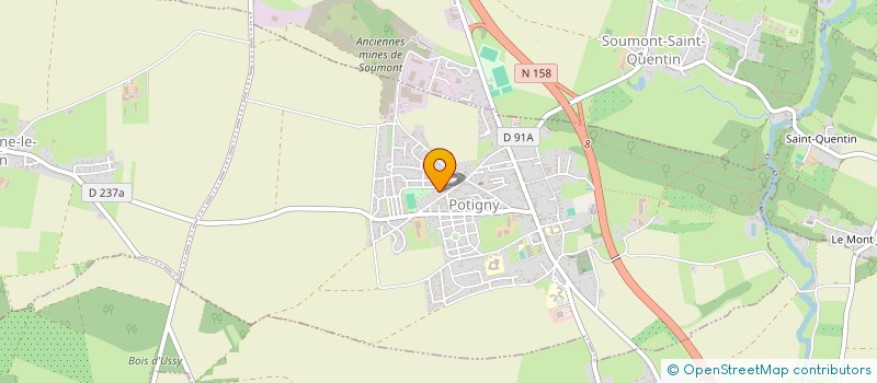 localisation de l'entreprise MONSIEUR DIDIER JOUAN  POTIGNY