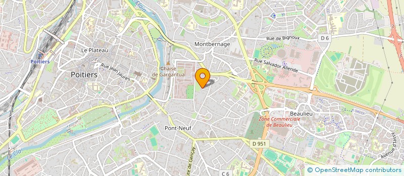 localisation de l'entreprise MONSIEUR DIDIER JOULIN  POITIERS