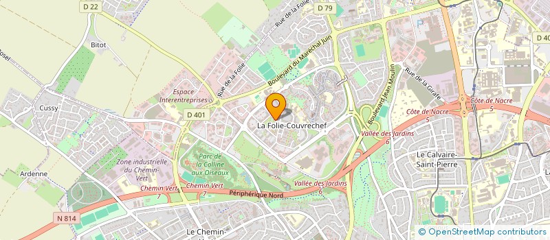 localisation de l'entreprise MONSIEUR DIDIER JOURDAIN à CAEN