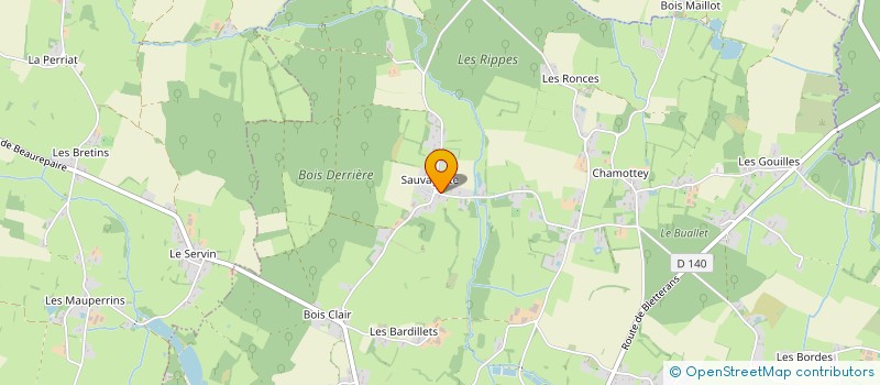 localisation de l'entreprise MONSIEUR DIDIER JOURGETOUX  SAILLENARD