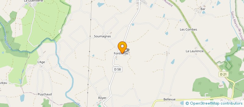 localisation de l'entreprise MONSIEUR DIDIER JOUSSE  SAINT-AUVENT