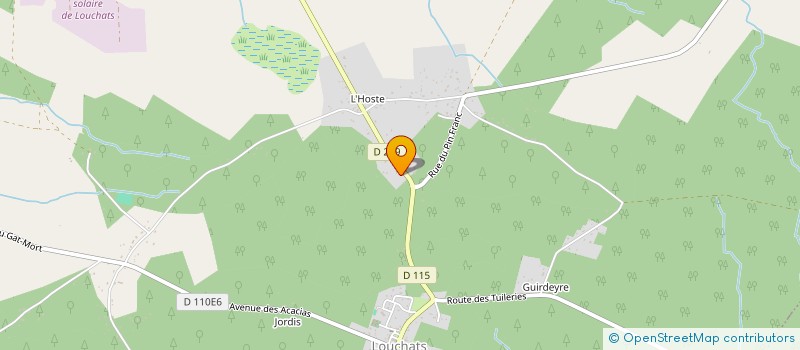 localisation de l'entreprise MONSIEUR DIDIER KARPINSKI  LOUCHATS