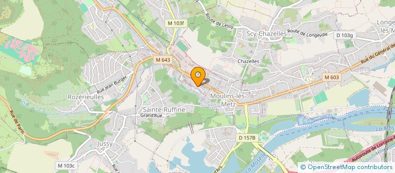 localisation de l'entreprise MONSIEUR DIDIER KLINGENSTEIN  MOULINS-LES-METZ